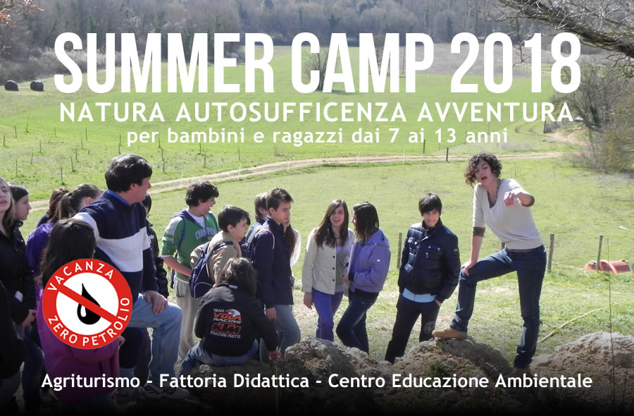 SUMMER CAMP 2018 PER BAMBINI E RAGAZZI